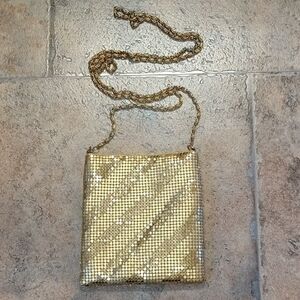 Vintage Marlo Gold  Metal Mesh Mini Purse